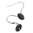 thumbnail image 3 of Pendientes colgantes,Aretes,Joyería de moda,Pendientes Mujer,Joyería Clásica,Cristal negro,Pendientes Largos,Aretes de plata,Regalos para mujeres, 3 of 4