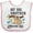 White and Pink, variant on Inktastic My Big Brother Loves Me with Sloth and Hearts Boys or Girls Baby Bib
