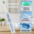 thumbnail image 2 of Paquete de 2 Cepillos Dentales Eléctricos con 6 Cabezales – Limpieza Sónica Profesional, 2 of 7