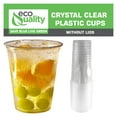 thumbnail image 5 of [200 Count] 20 oz Clear Plastic Disposable Pet Cups | Crystal Clear PET Cup | Cold Smoothie | Iced Coffee Go Cups | Ideal for Coffee, Parfait, Juice, Soda, Cocktail, Party Cups (20OZ, 200 Count), 5 of 7