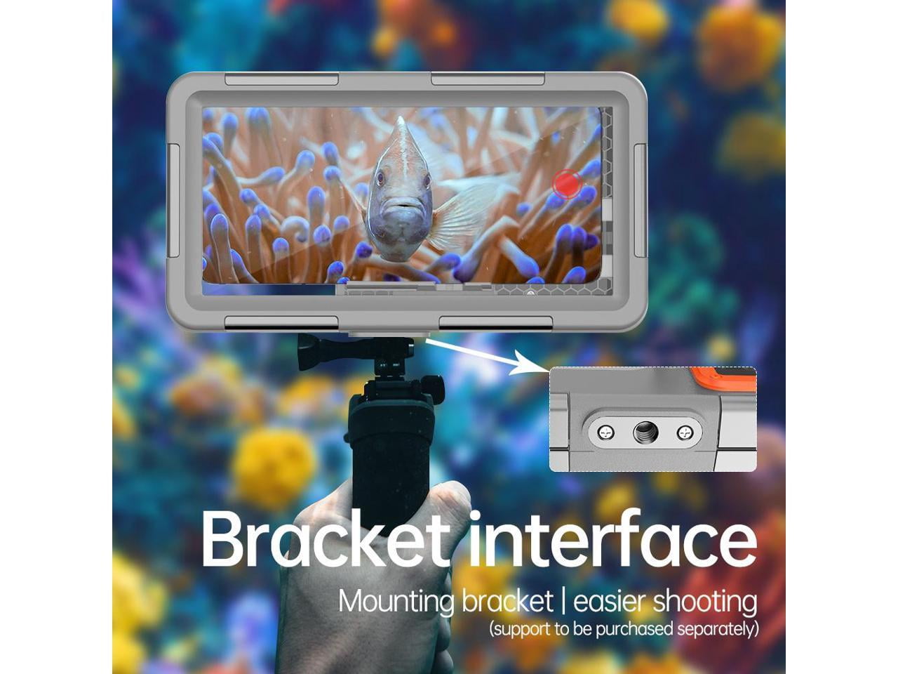 Universal Waterproof Phone Case for Snorkeling & Diving [50ft/15m] Underwater Photography Video Protection Case with Lanyard for iPhone 15/14/ 13/12/ 11/ Pro Max Samsung Galaxy LG Google