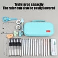 thumbnail image 7 of Yhmxh Large Capacity Pencil Case Pouch, Cute Pencil Pouch, Zippered Pencil Bag with Handle, Fabric Pencil Box Aesthetic Pen Organizer for Art Supplies College Stationary Travel Holder Box, 7 of 7