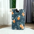 thumbnail image 6 of Yayeee Freestanding Laundry Hamper with Handle Collapsible Large Storage Basket for Clothes, Blue Oranges, 6 of 7