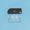 thumbnail image 1 of Replacement Keycap Key cap Hinge For Logitech MX Logitech Craft YR0064 MX Keys For Mac Graphite Grey White Black Keyboard KeyCap Black Esc and Hinge, 1 of 6