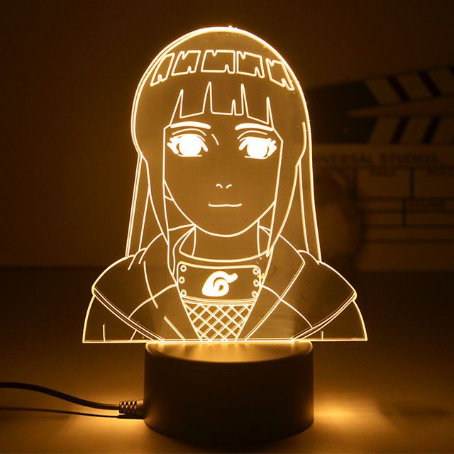 Anime Naruto Kakashi LED Night Light Uzumaki Table Lamp Hatake Akatsuki Figures 3d Lamp Toys Christmas Birthday Gift18CM Warm white Gao Jinjia LED
