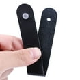 thumbnail image 7 of UDIYO Faux Leather Guitar Neck Headstock Strap Holder Button Lock with Metal Fastener, 7 of 7