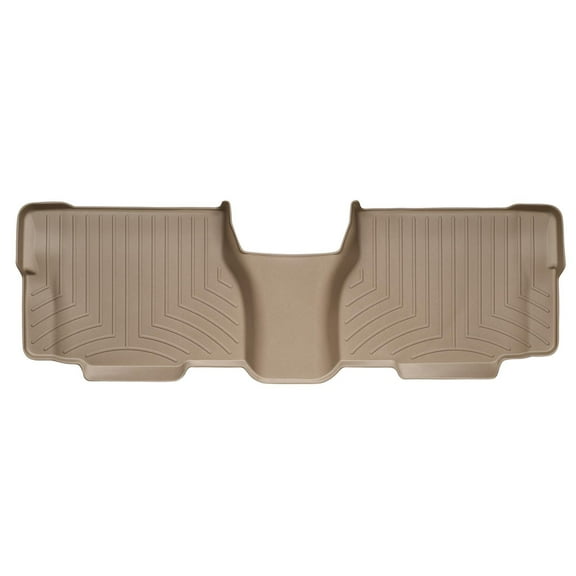 WeatherTech Custom Fit FloorLiners compatible with 2012-2022 Toyota Sequoia - 2nd Row, Tan