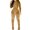 Khaki, variant on FRSASU Women's solid color casual long sleeved Long Sleeve Bodycon wrinkled two-piece set with a zipper Black