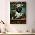 thumbnail image 4 of Funny Dog Kitchen Wall Art - Dining Room Wall Decor - Curly Coated Retriever Cooking Food Canvas Prints for Farmhouse Kitchen Decor, Modern Restaurant Painting Artwork, 4 of 6