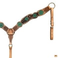 thumbnail image 2 of Hilason Western Horse Floral Hand Painted American Leather Breast Collar Tan, 2 of 3