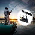 thumbnail image 2 of EXBERT High-Performance Metal Spinning Reel - Model 1000 for Smooth Fishing Experience, Available in Multiple Sizes with Exceptional Line Capacity and Lightweight Design, 2 of 6