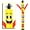 look-6ft, variant on 6FT Tall Look Inflatable Tube Man (9''Diameter) Wacky Wavy Dancing Guy for Outdoor Decoration Advertising Business Promotion (Blower Not Included)