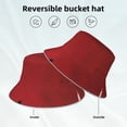 thumbnail image 2 of Kdxio Reflective Bucket Hat - Minimalist Romantic Dinner Print Bucket Hat for Men,Women, 2 of 6