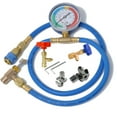 thumbnail image 1 of Tignapoo R134A Refrigerant Recharge Kit with Manifold Gauge Set, Blue, Copper & Aluminum Construction, 14x10x9cm, 800g, 1 of 7