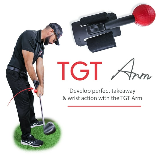 TOTAL GOLF TRAINER Arm - TGT Arm - Golf Training Aids Teaches The Ideal Wrist Elbow and Arm Position Throughout The Golf Swing