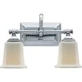 thumbnail image 1 of Quoizel Nicholas Bath Fixture with 2 Lights in Polished Chrome, 1 of 6
