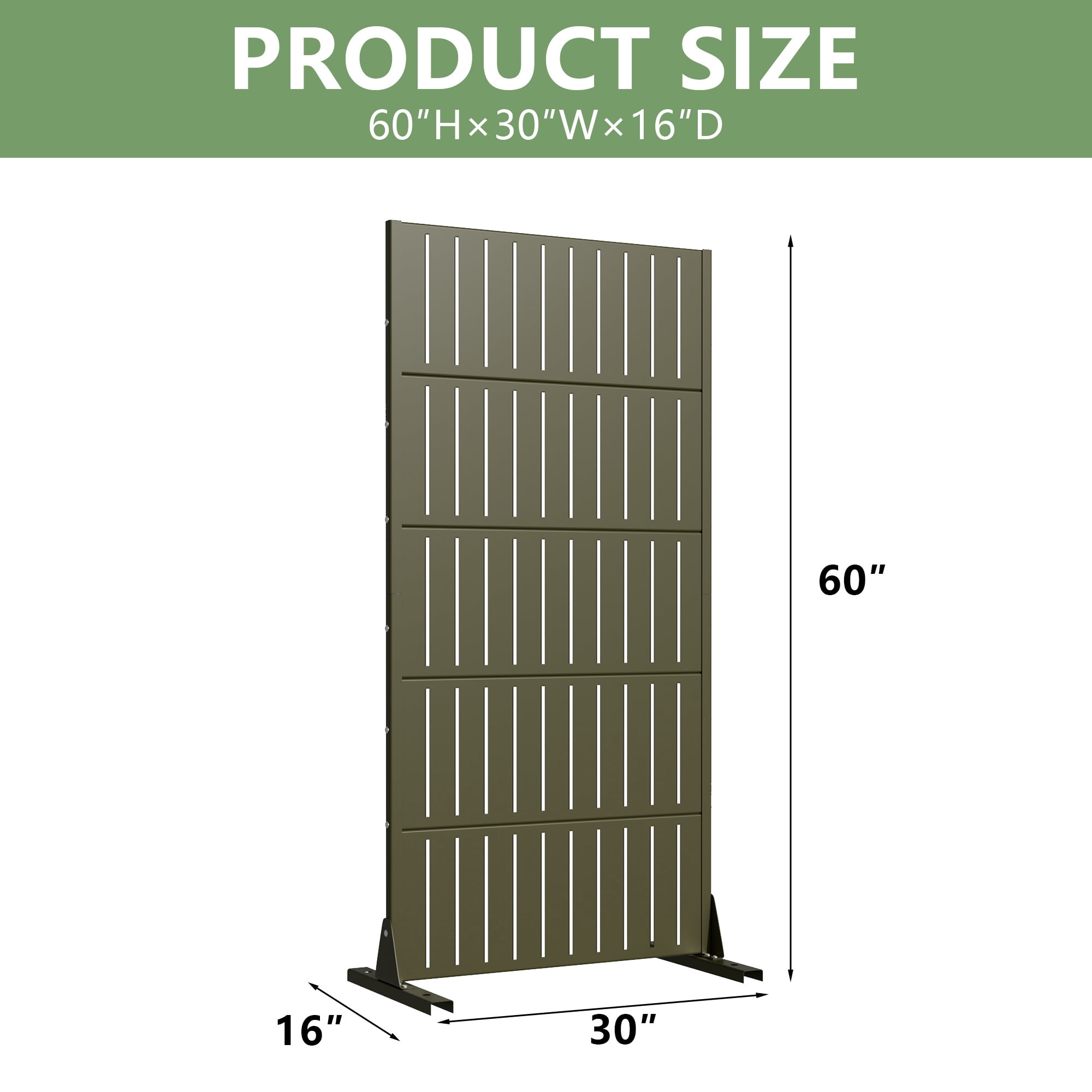 Privacy Metal Screen Fence Panel