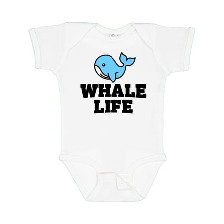 

Inktastic Whale Life Boys or Girls Baby Bodysuit