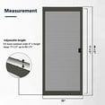 K.D. Standard Aluminum Sliding Patio Screen Door Kit 17/8" Frame (30
