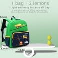 thumbnail image 3 of Mochila Willikiva Car Dinosaur impermeable para niños verde, 3 of 7