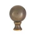 thumbnail image 3 of B&P Lamp® Smooth Ball Design, 32mm Solid Brass Finial, Antique Brass Finish, 3 of 6