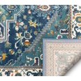 thumbnail image 3 of Well Woven TU-94-4 Tulsa Jackie Blue Traditional Medallion Area Rug - 3 ft. 11 in. x 5 ft. 3 in., 3 of 5