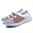 thumbnail image 1 of Zapatillas de deporte con calcetín para mujer, cómodas y transpirables, sin cordones, informales para caminar, 1 of 4