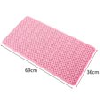 thumbnail image 6 of Xinyolin Bathroom Mat with Suction Cups Drain Holes Weaving Design Strong Grip Machine Washable Anti Slip Bathtub Mat Bathroom Accessories, 6 of 8