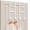 white, variant on Over the Door Hooks, 2 Pack Heavy Duty Triple-Hook Door Hanger Hooks with Non-Slip Rubber, Waterproof Over Door Hanger for Towels, Coats, Bags & Robes, Space Saving for Living Room,Bathroom, Bedroom