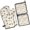 Cute Cartoon Pug, variant on Dog with Flowers Kitchen Oven Mitt and Pot Holder Sets 2 Pcs for Baking, Cooking and Grilling, Heat Resistant Up To 392 °F