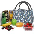 thumbnail image 3 of Balery Cute Rabbit Floral Bolsa de Aislamiento Portátil – Bolsa de Almuerzo con Forro de Aluminio Mejorado, Funda Impermeable y Fácil de Limpiar para Picnic y Caja de Almuerzo, 3 of 6
