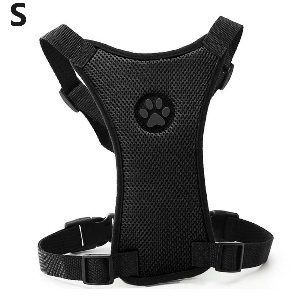 Akoyovwerve Dog Harness Car Safety Seat Belt Leash Mesh Chest Strap