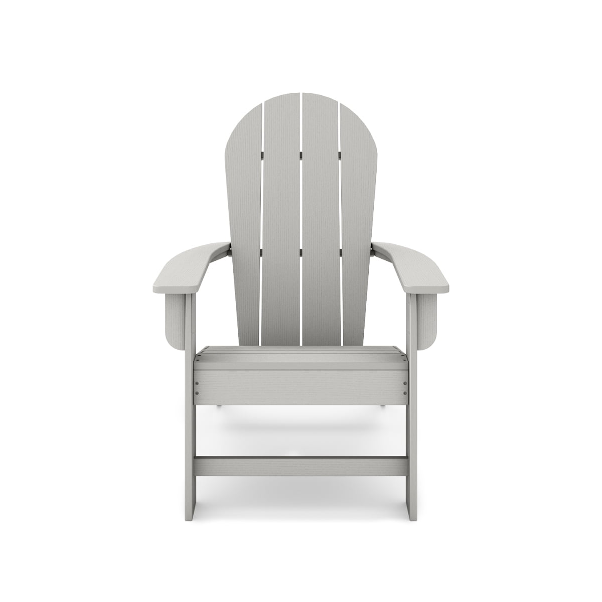 Miekor Furniture Dark Gray Adirondack Chair – Premium HDPE Poly Lumber for Pool, Patio, and Garden Elegance 8779