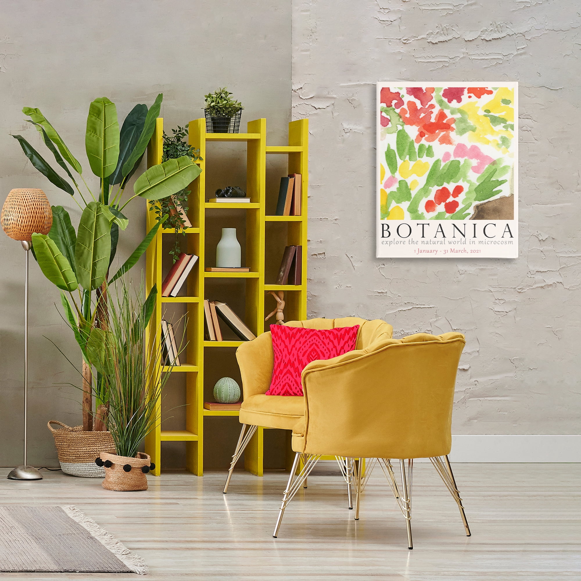 Stupell Industries Botanica Floral Museum Plants & Flowers Painting Wrapped Canvas Art Print Wall Art, 24 x 30