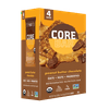 CORE Foods Gluten Free Healthy Organic Energy Snack Bar, Peanut Butter Chocolate, 4 Count, 2 oz Bar