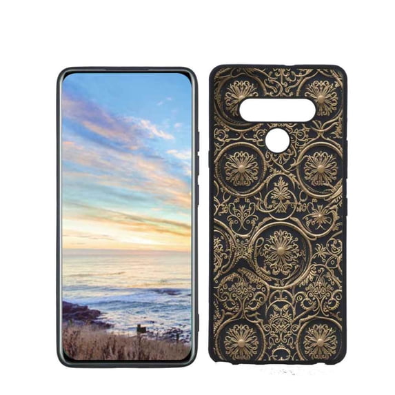 Ornamental-vintage-metallic-1-3 Phone Case, Degined for LG Stylo 6 Case Men Women, Flexible Silicone Shockproof Case for LG Stylo 6