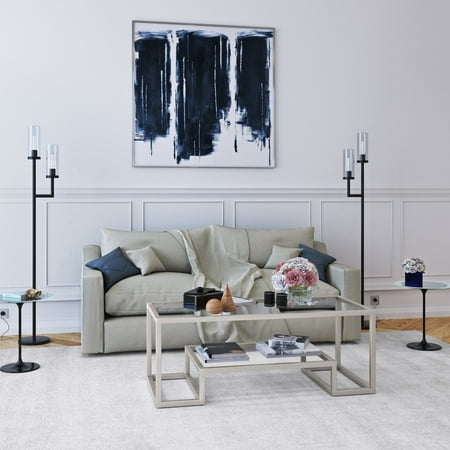 Camden&Wells - Athena 45" Coffee Table - Satin Nickel
