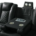 thumbnail image 3 of Picket House Furnishings Amias Power Motion Sofa - Pebble Black, 3 of 5