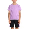 thumbnail image 5 of Tank Top Set for Girls, Solid Color Bubble Ruffle Trim Round Neck and Shorts 2-Piece Summer Casual Outfit for Kids, 5 of 5