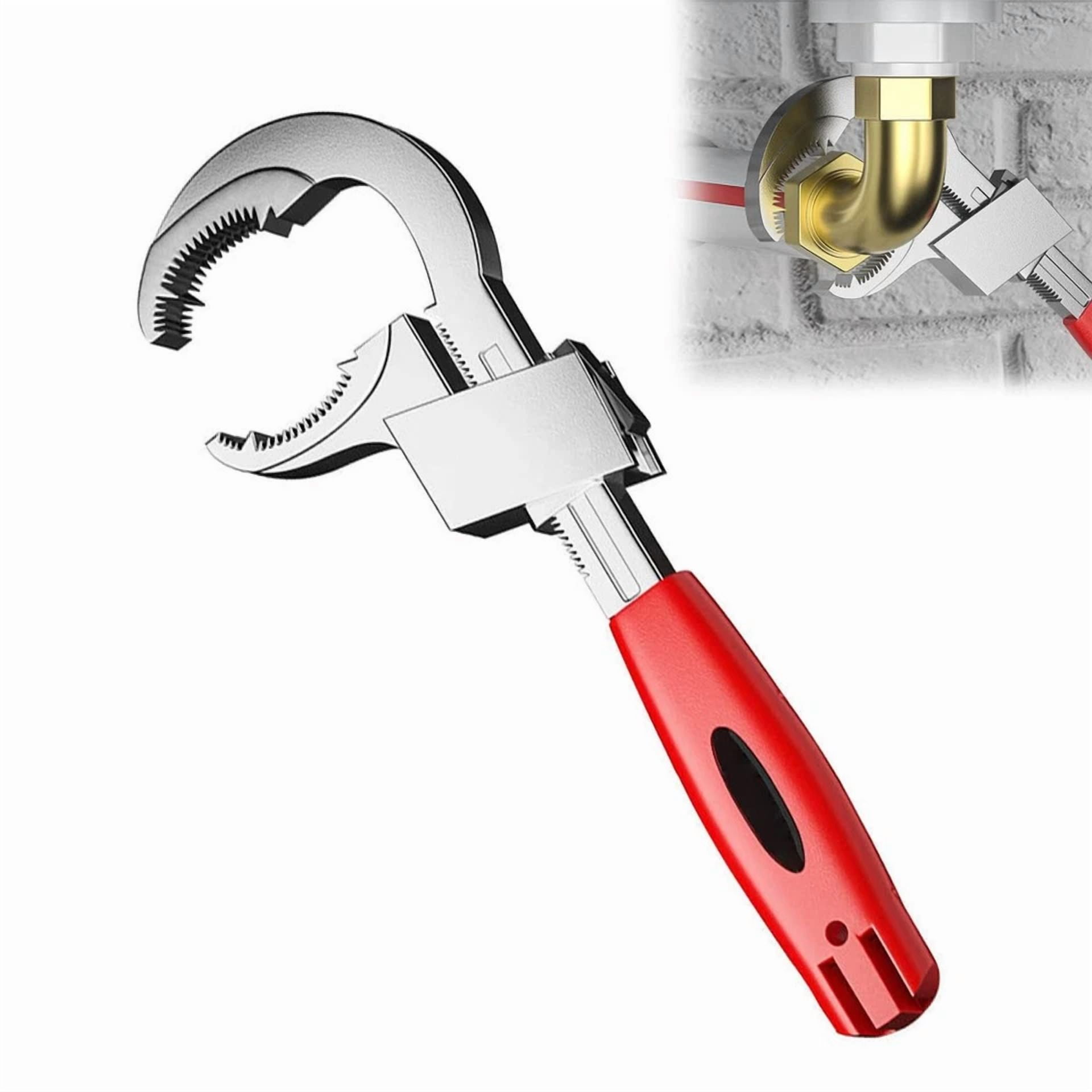 Universal Open End Wrench Adjustable Wrench For Bathroom Plumbing Sink Repair