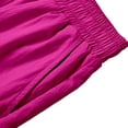 thumbnail image 6 of Nmnitkp Mens Shorts Ice Silk Quick Dry Casual Athletic Shorts Elastic Waist Drawstring Lightweight Breathable Summer Workout Shorts, Multi-Color Options Hot Pink,XL, 6 of 9