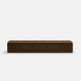 thumbnail image 6 of POVISON Minimalist TV Stand with Drawers, Solid Wood Media Console with Cabinets, Flip-down Door, Walnut Veneer, Fully-Assembled, 86'', 6 of 11