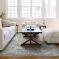 thumbnail image 3 of My Magic Carpet Machine Washable Amaya Bordered Abstract Greige 6x9 Area Rug - Non-Slip Indoor Rugs for Living Room, Bedroom, 3 of 6