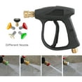 thumbnail image 3 of Compact Design Car Washer Gun, Stainless Swivel Pressure Washer with 3000 PSI Max Rating, Engineering Plastic Body, Quick Disconnect Outlet & Safety Trigger Lock, 3 of 8