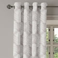 thumbnail image 2 of Ambesonne Palm Leaf Grommet Curtain, Warm Taupe Leaves Exotic, 50"x96", Warm Taupe White, 2 of 5
