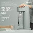 thumbnail image 3 of Woody Sparkling Water Maker - Seltzer Maker Machine - Color Sage Green, 3 of 7