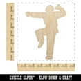 thumbnail image 2 of Kung Fu Martial Arts Hang Stance Karate Gi Wood Shape Unfinished Piece Cutout Craft DIY Projects - 6.25 Inch Size - 1/4 Inch Thick, 2 of 7