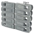 thumbnail image 1 of Lefu 20x Non Slip Velvet Hangers Clips for Flocked Trouser Coat Clothes Pant Clip, 1 of 6