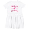 thumbnail image 3 of Inktastic Nanas Princess Granddaughter Girls Toddler Dress, 3 of 5