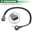 thumbnail image 3 of Sensor de Golpe de Encendido del Motor de Coche Unique Bargains para Kia Rio 2001-2005 Metal No.0K30A18921 Negro, 3 of 7